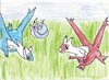 Gabi Empy: Latias a Latios