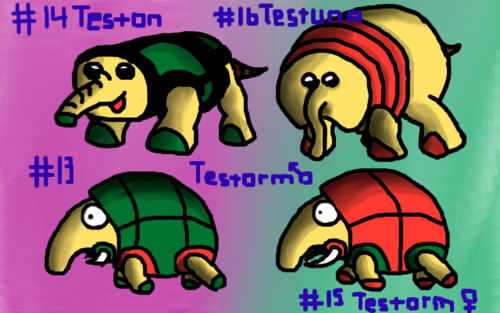 Dimitros: Testorm (F a M), Teston a Testuna