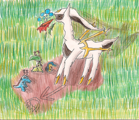 Blazekin: Arceus učí