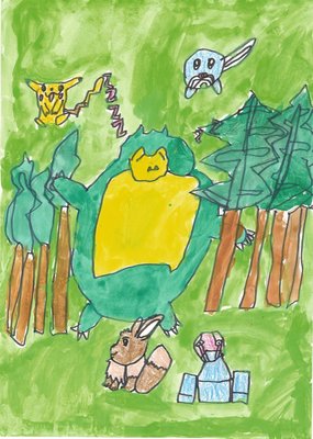 Blazekin: Spící Snorlax