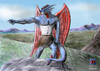 b.dragon: Anthro Salamence