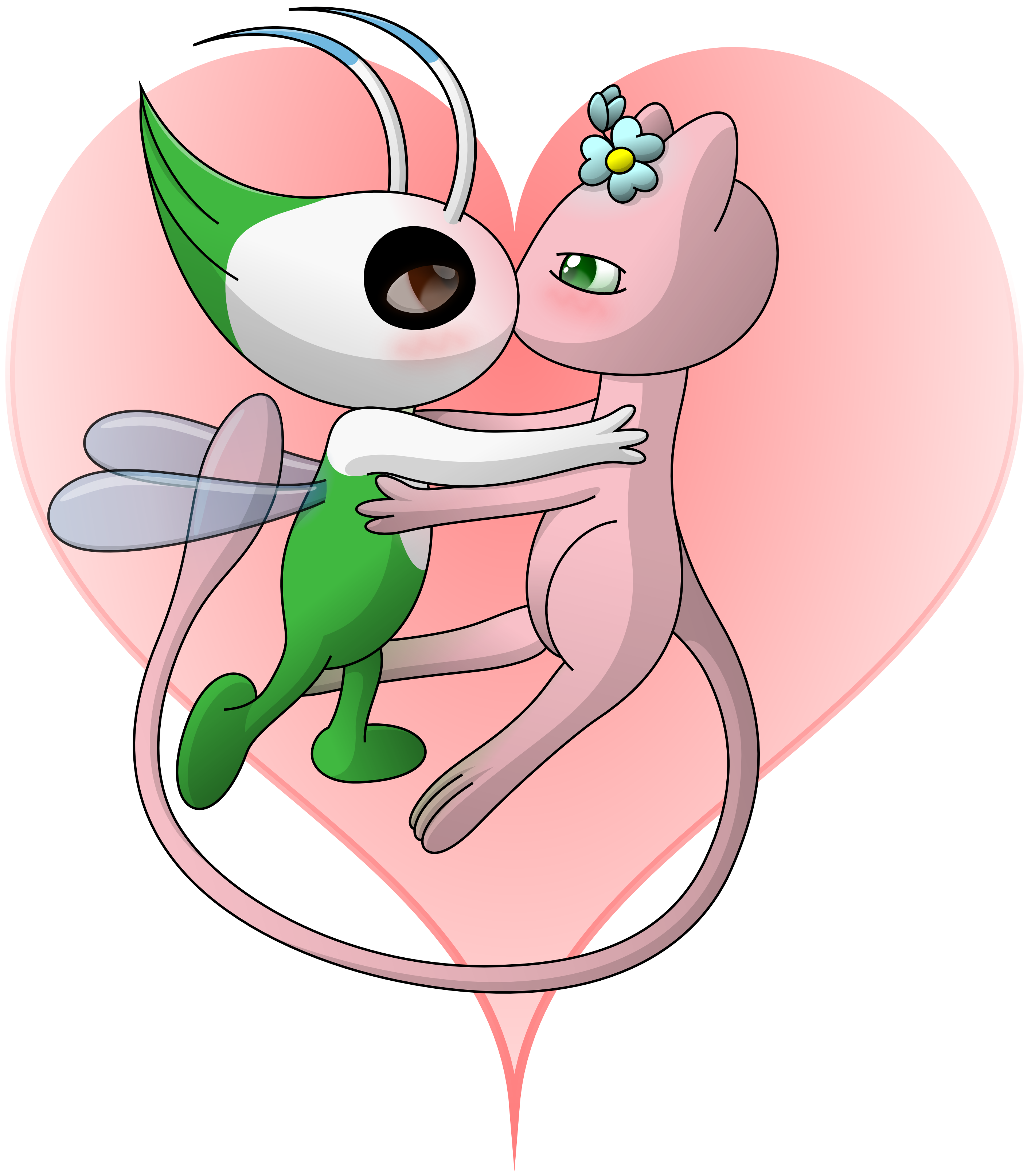 Lugia010719d1: Mew &amp; Celebi 4ever