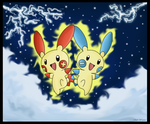 Bill Watson: Plusle and Minun - Thunder!