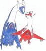 Tajemná Ninetales: Latios &amp; Latias