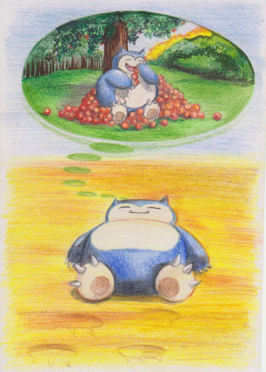 Charizardman: Snorlax sní na poušti