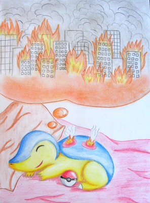 Rosnička: Cyndaquil sní