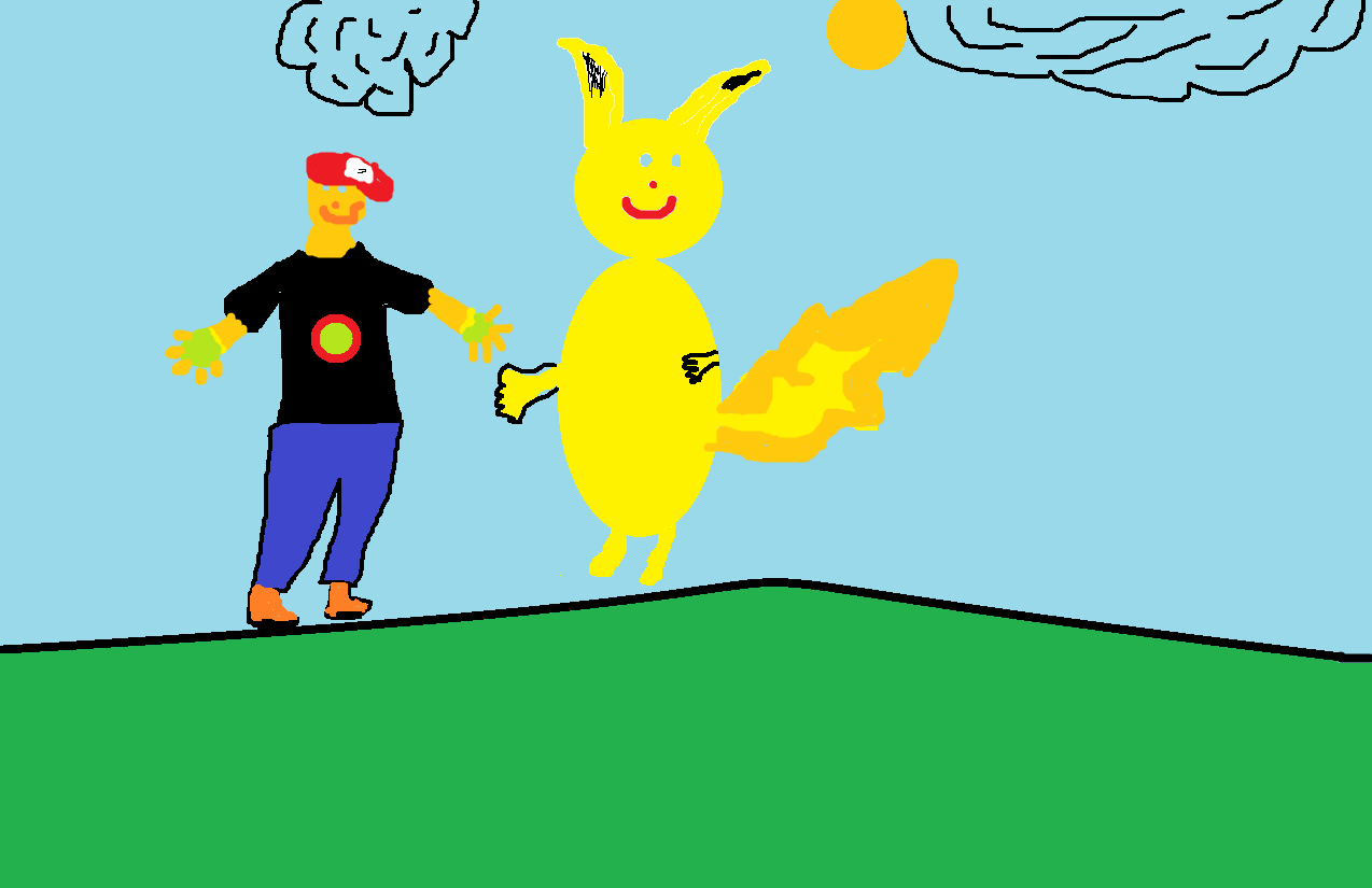 devíti ocasí démon: velikí pikachu