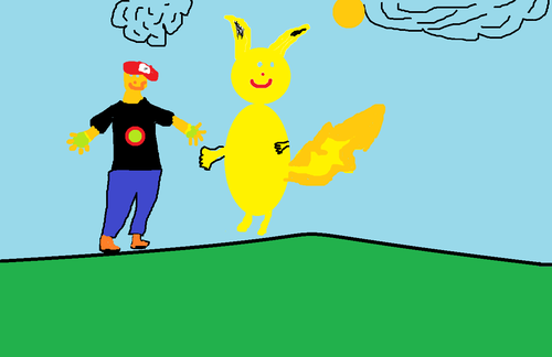 devíti ocasí démon: velikí pikachu