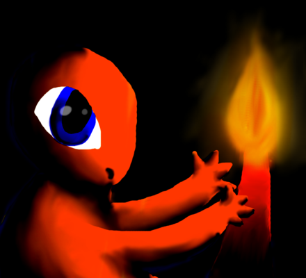 Clamperl: Charmander ve tmě