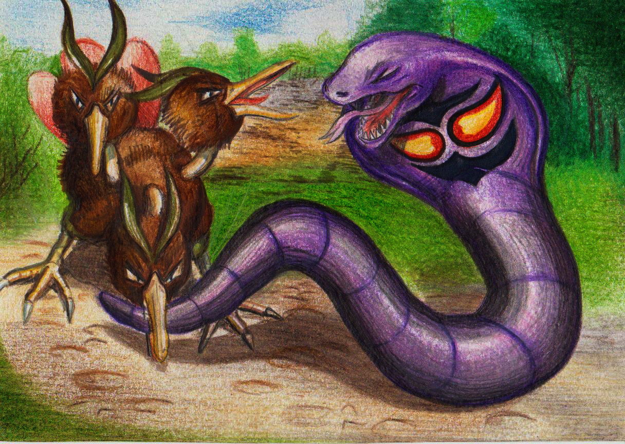 Charizardman: Dodrio vs. arbok