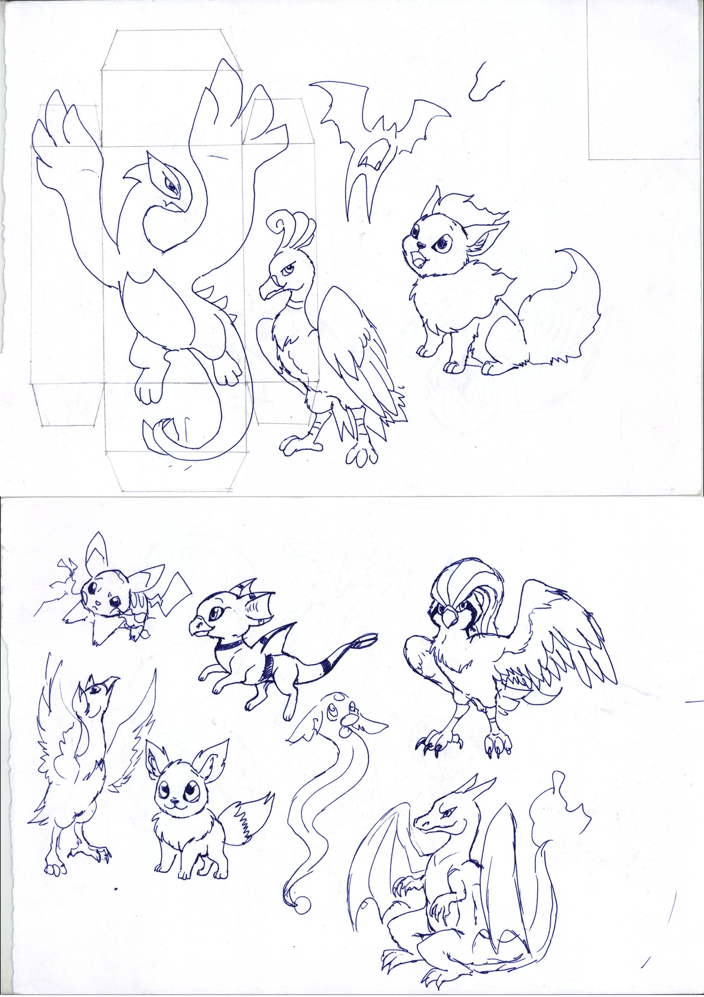 Pan Smeargle: Sketche od Kyuu