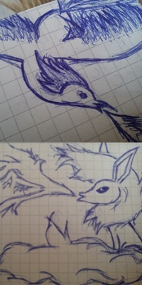 Tání: Flareon a Moltres