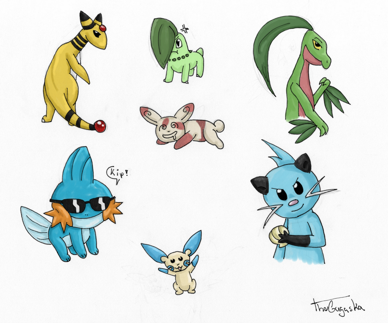 Clockwork: Poke sketche